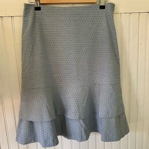 Odille Anthropologie Fitted Flare Skirt